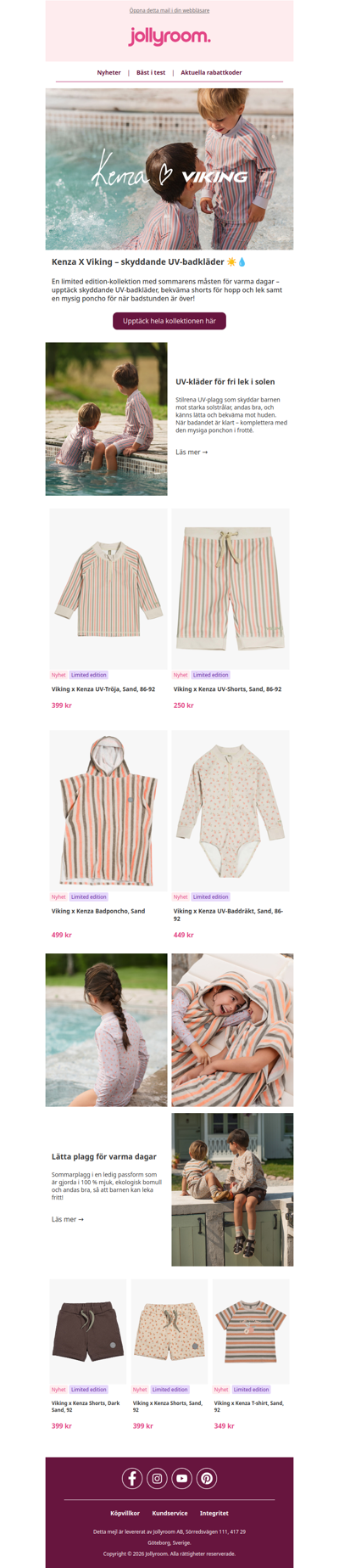 Kenza x Viking | Redo för plask & lek?