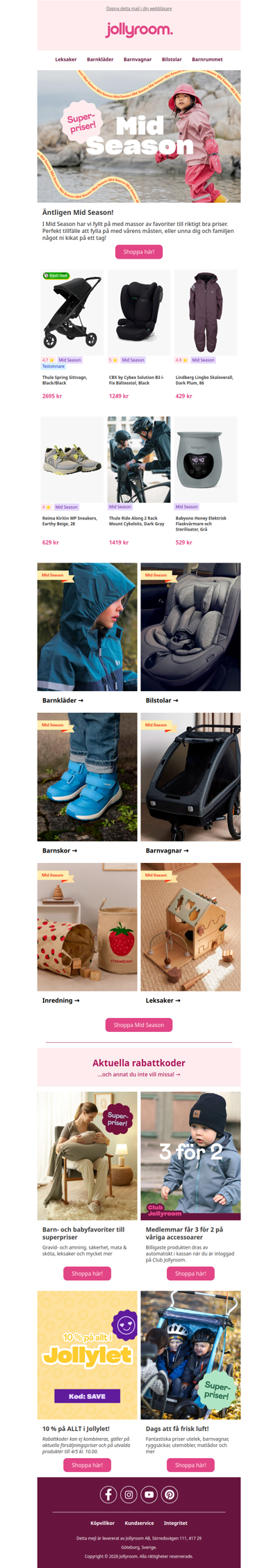 MID SEASON – säsongens stora shoppingfest😍