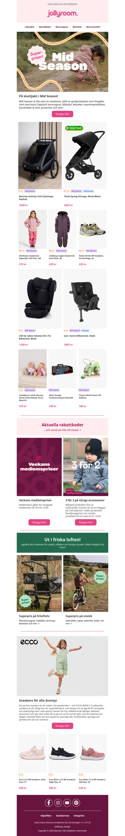 Öppna för plånboksvänlig shopping 🛒 📩