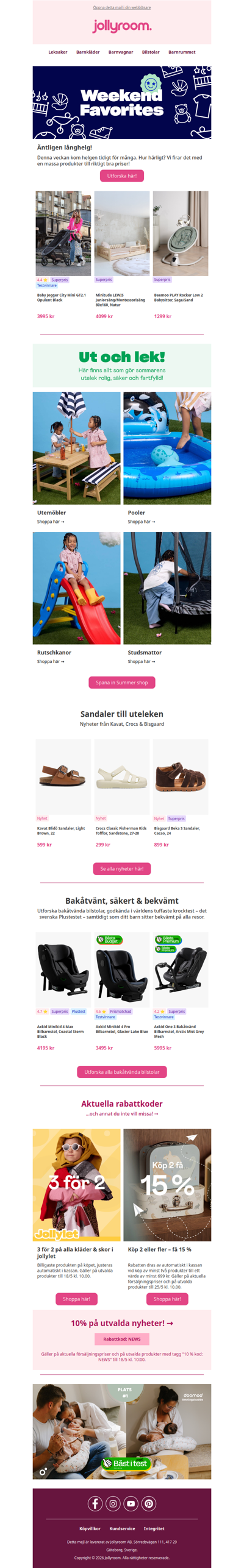 Långhelg! Superpriser på mängder av favoriter 🎉