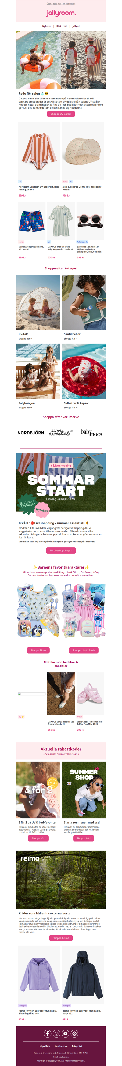☀️Sol & bad på schemat? ⛱️ vi har allt du behöver 📩