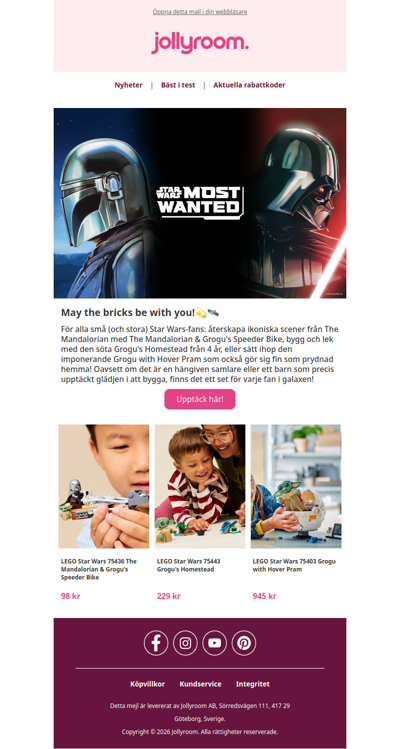 ⭐ Utforska LEGO Star Wars – för byggfantaster i alla åldrar!