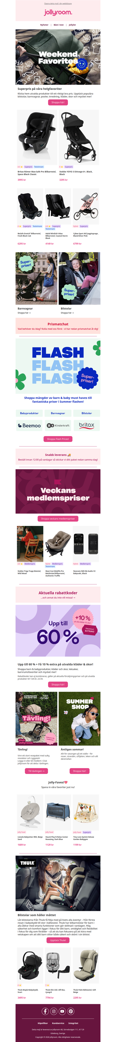 Shoppa HELGFAVORITER till superpriser! 🔥