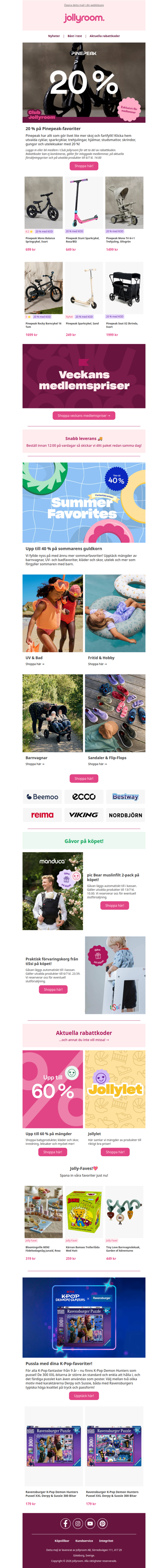 🏖️ Upp till 40 % på sommarens must haves! 🛍️