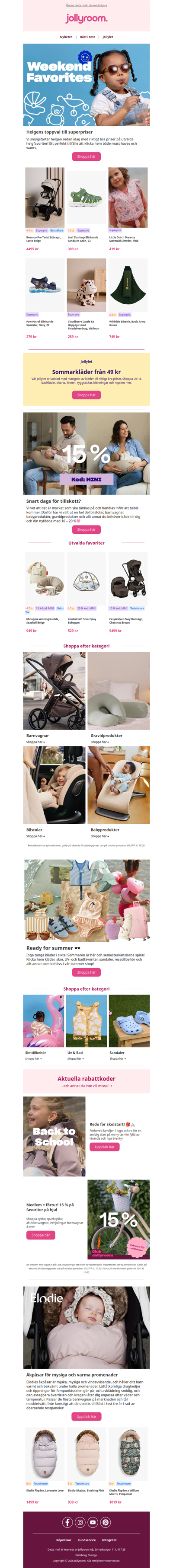 Helgens top picks till superpriser 🩷