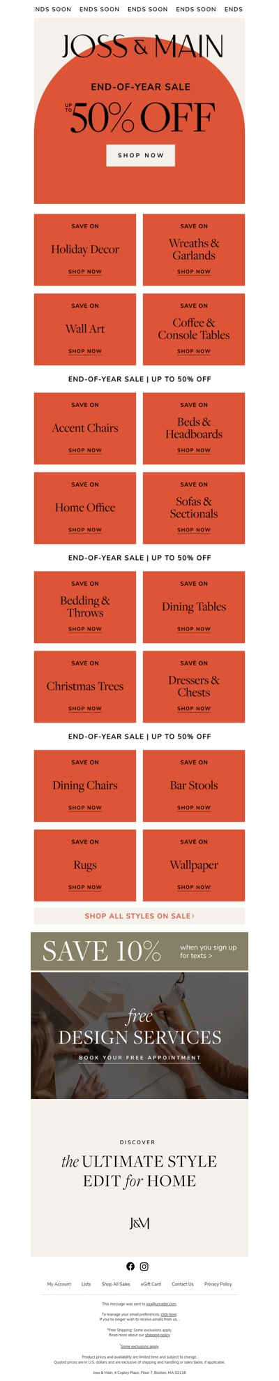 Holiday decor | DEALS END TONIGHT