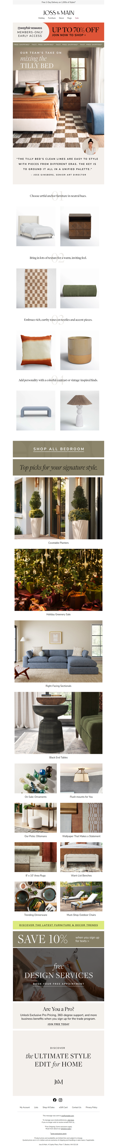 The Tilly Bed goes eclectic...