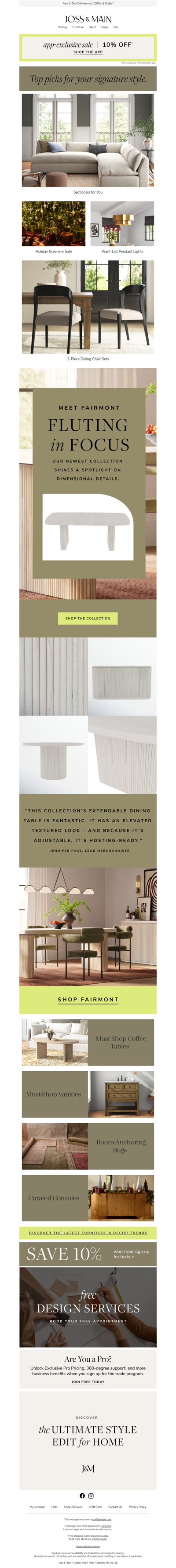 Sectionals picked with you in mind