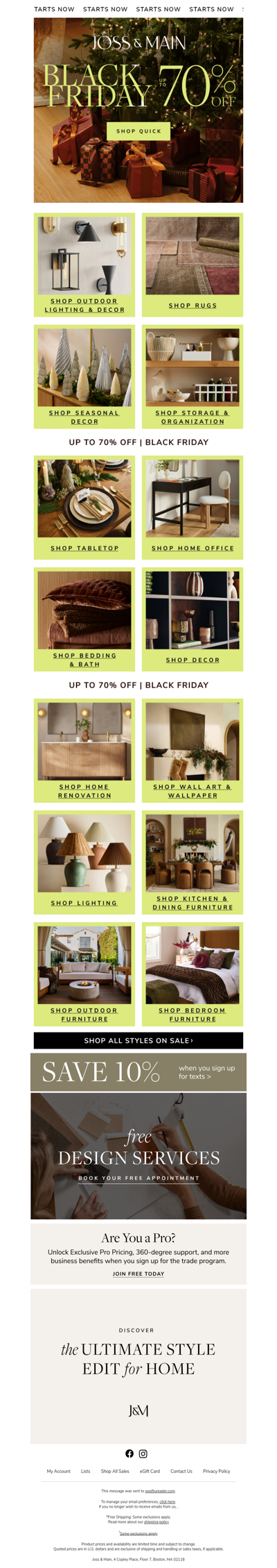 Outdoor lighting & decor | BLACK FRIDAY ⇒ HUGE PRICE DROPS