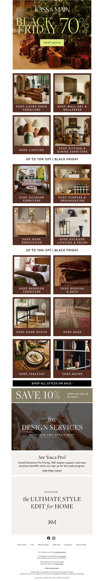 ⇒ Living room furniture UP TO 70% OFF ⇒ Shop Black Friday!
