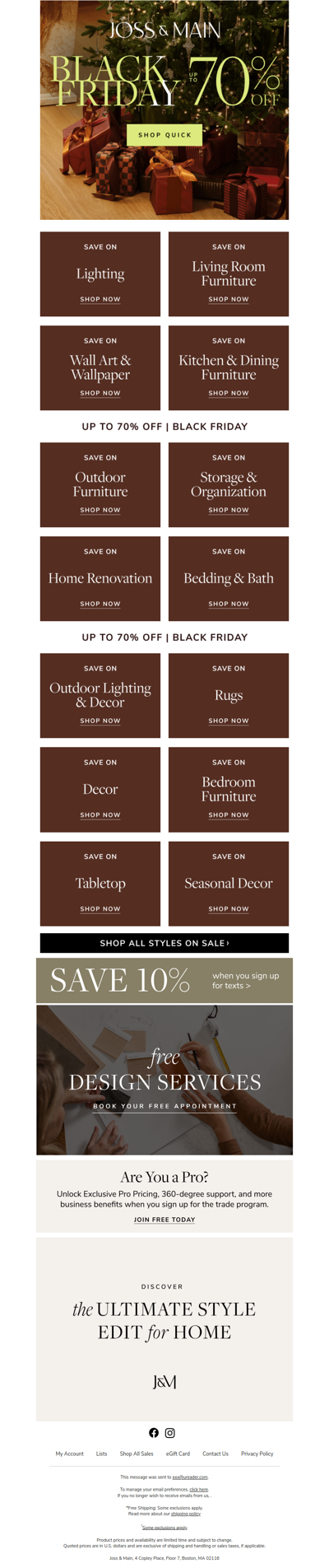 🟡 Up to 70% off lighting and more top-rated styles 🟡