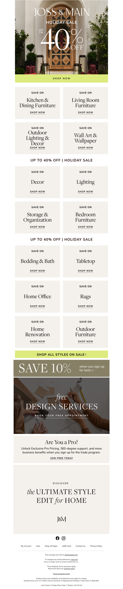 Kitchen & dining furniture up to 40% off | Celebrate in style