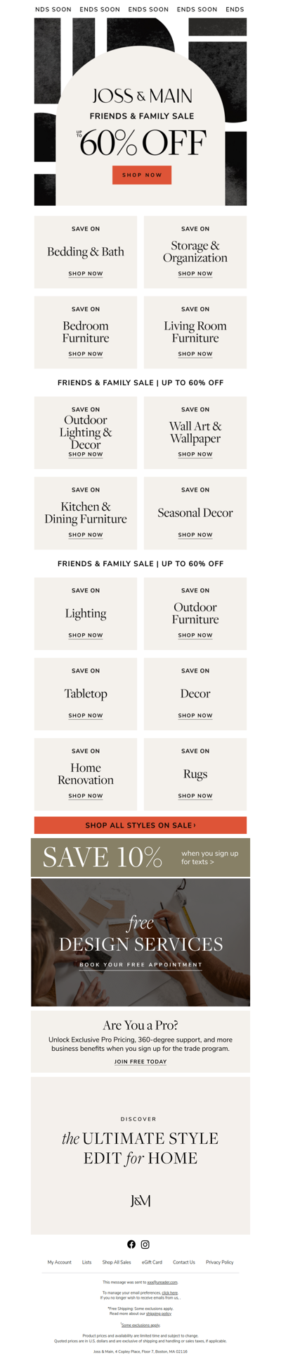 FINAL HOURS → trending bedding & bath | Up to 60% off