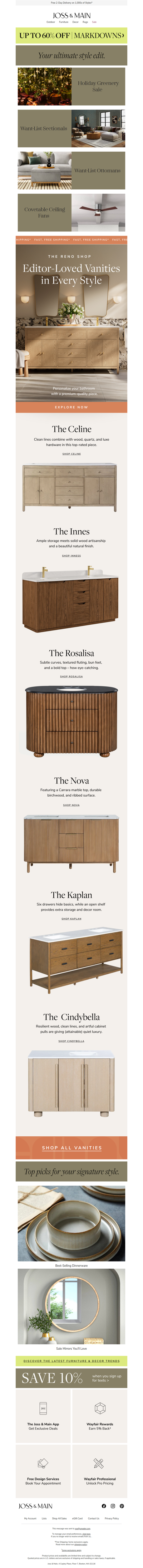 ON SALE: holiday greenery »