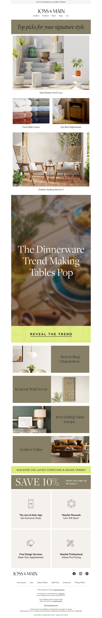 In style – and on SALE. Shop planters we love.