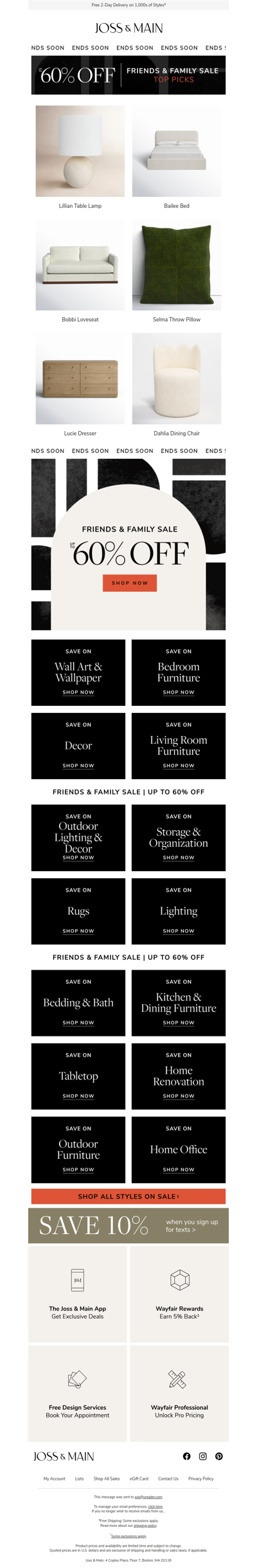 Get your new Lillian Table Lamp for less ⋒ TODAY ONLY