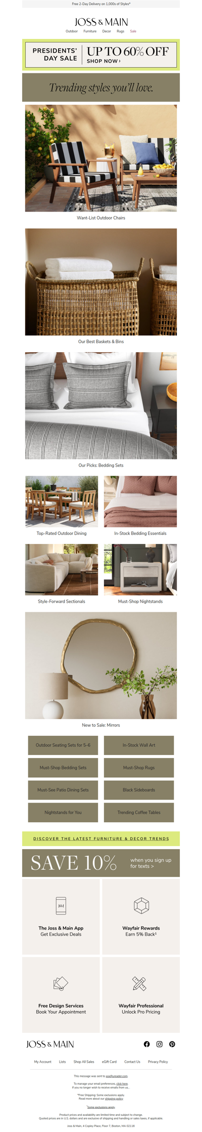 Outdoor chairs for your want list