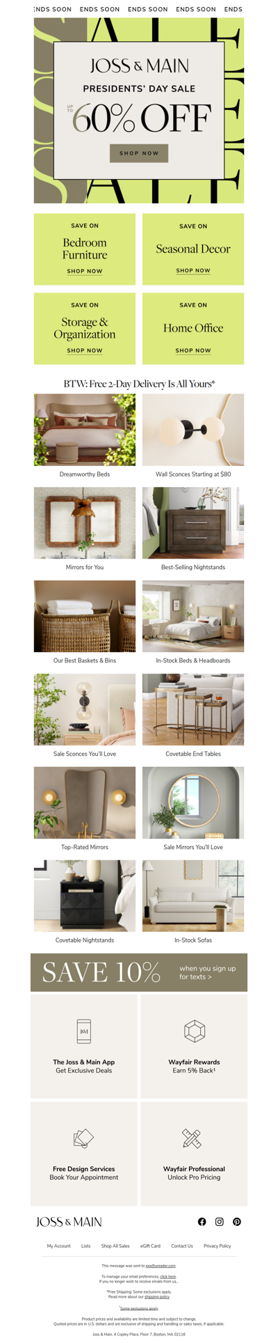 𝗗𝗼𝗻’𝘁 𝗺𝗶𝘀𝘀 these Presidents’ Day bedroom furniture deals >