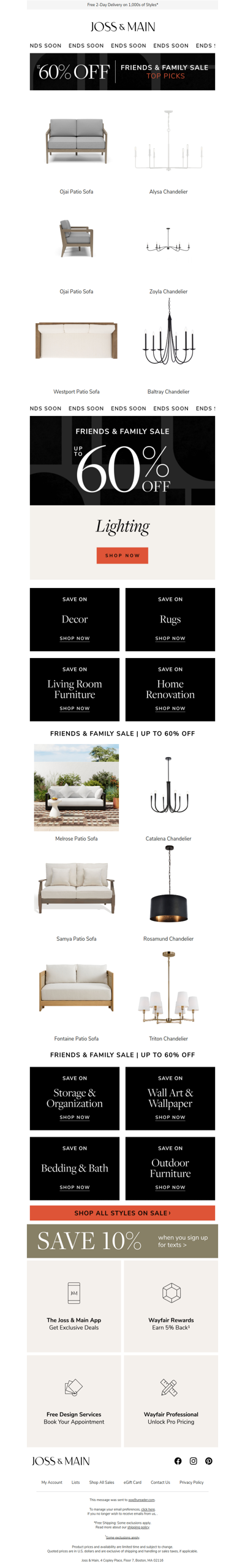 FINAL DAY ◠◡◠◡  ojai patio sofa SALE