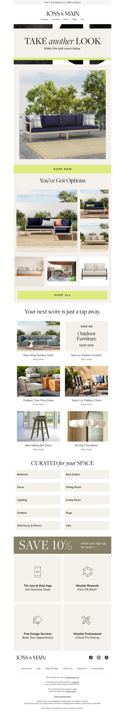 The patio sofa everyone is obsessed with