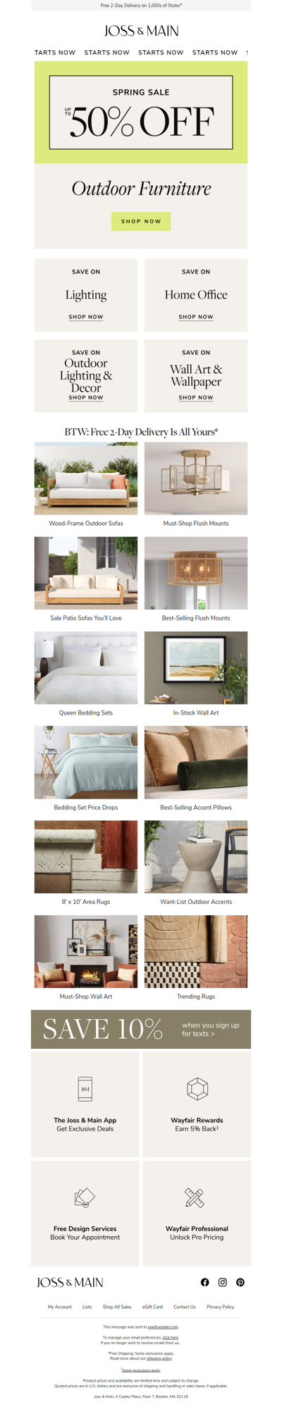 These outdoor furniture are 𝘴𝘰 you (and they’re up to 50% off)