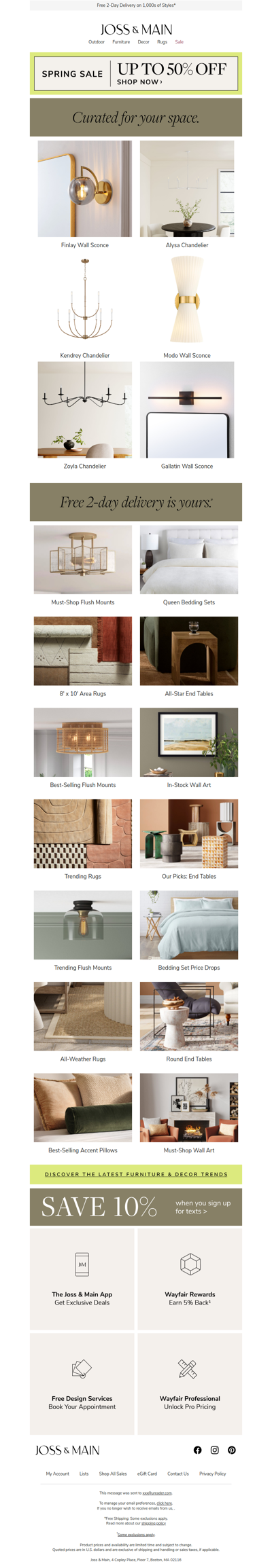 Good taste starts with the finlay wall sconce