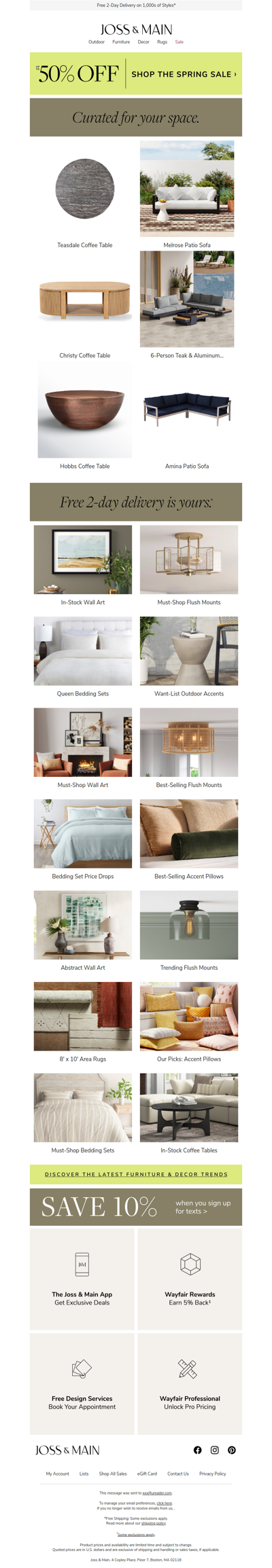 Our Teasdale Coffee Table: recommended for you