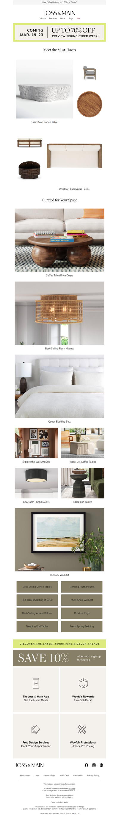 Say YES to the solay coffee table