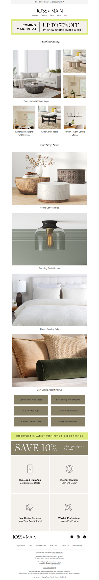 You found it first – the teasdale coffee table