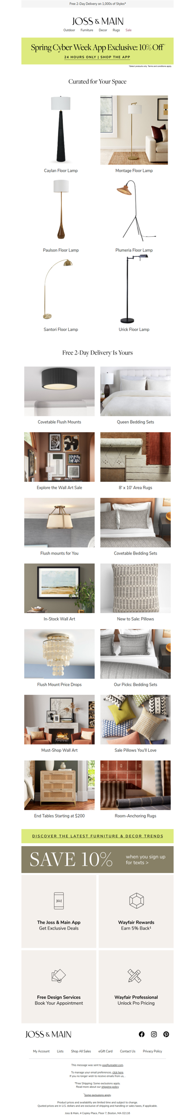 The Caylan Floor Lamp? It’s an add-to-cart moment.