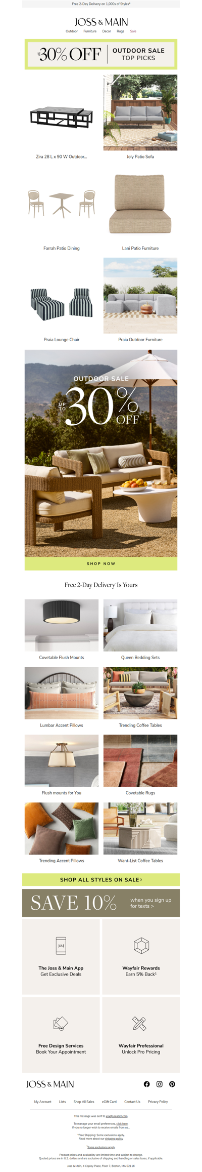 Patio missing something? Shop this patio table sale