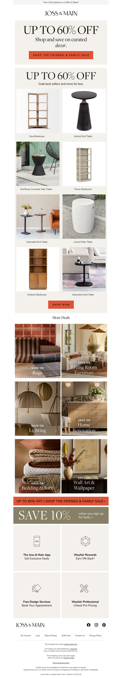 Save up to 60% on made-to-mix decor →