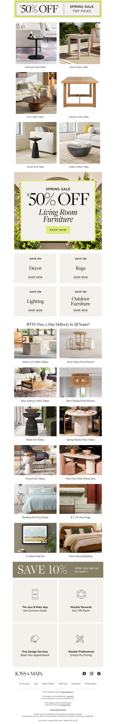 Need a refresh? Shop the sale on the galveston end table & more