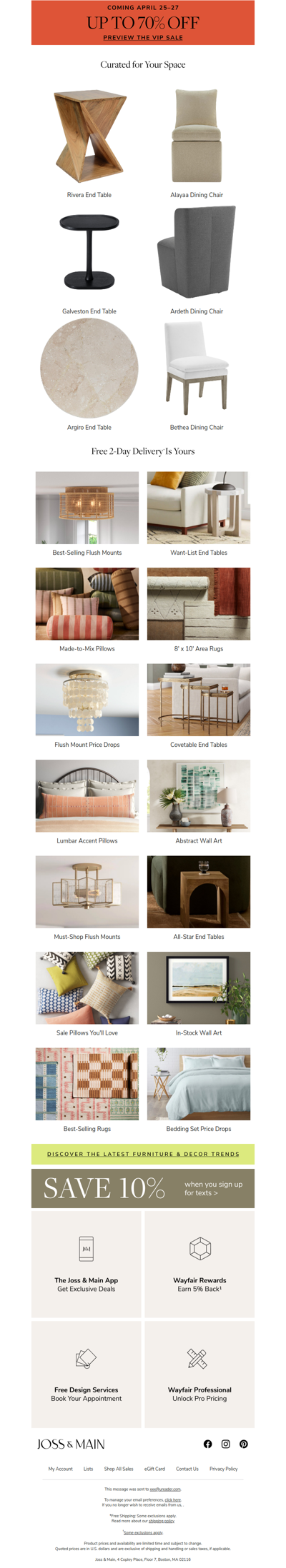 Our Rivera End Table: recommended for you