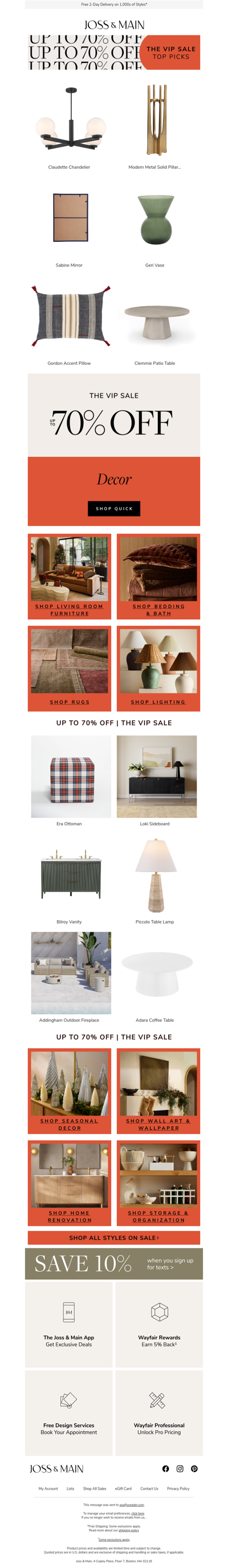 2 days left ⟡ THE VIP SALE: the claudette chandelier