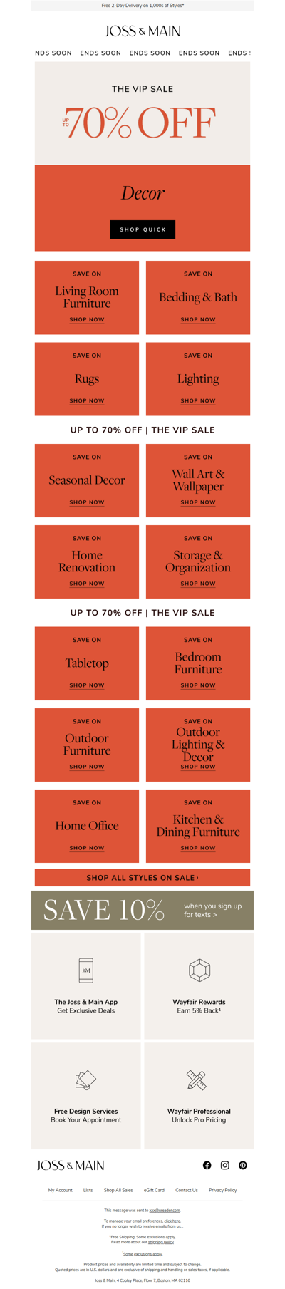 L✦ST D✦Y → The VIP Sale: decor