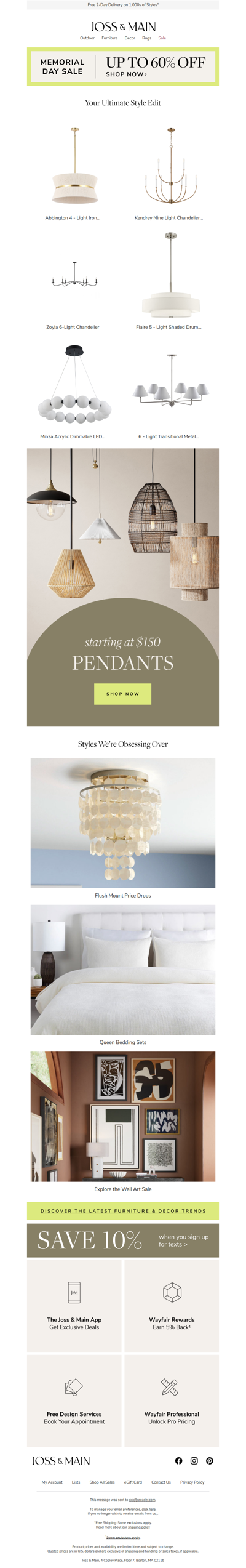 Curated for you: the abbington chandelier