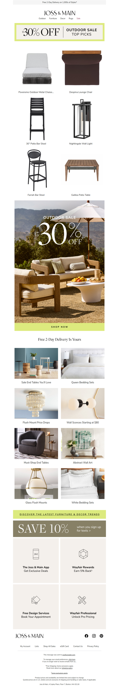 Style your permanent staycation spot | Save on this chaise lounge.