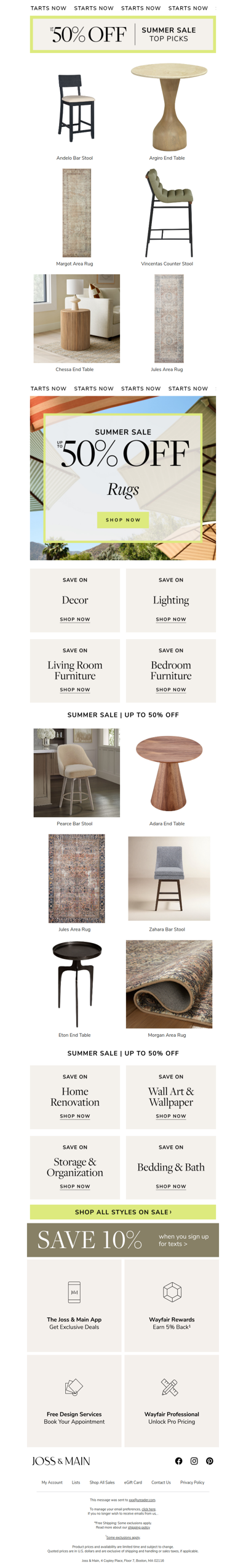 Summer Sale is live ✺ The andelo bar stool & more up to 50% off
