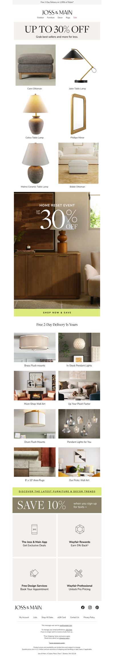 Refreshes for every room ➤ deals on the cami ottoman
