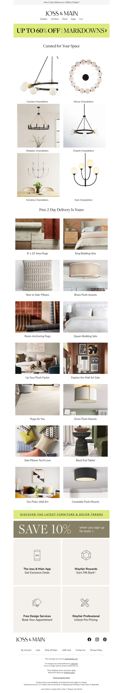 The Carolee Chandeliers: flying off the virtual shelves ᨓ