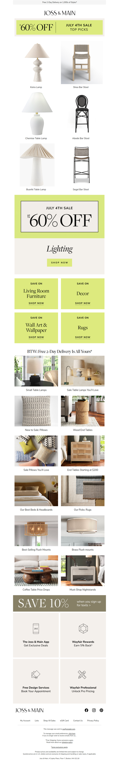 The July 4th SALE: this table lamp ˖⋆⭒˚｡⋆