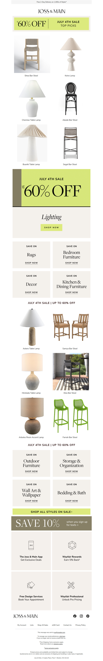 Have you shopped the shea bar stool sale?
