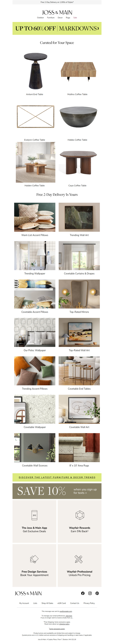 Good taste starts with the antoni end table