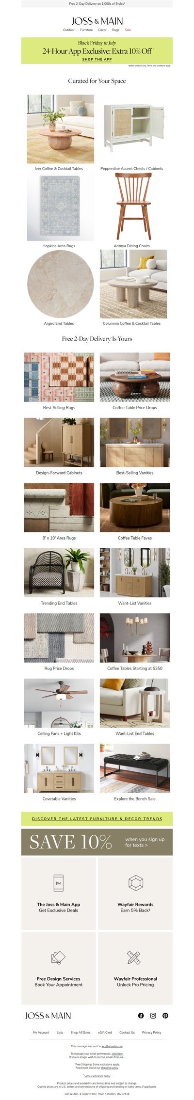 The Iver Coffee & Cocktail Tables? It’s an add-to-cart moment.