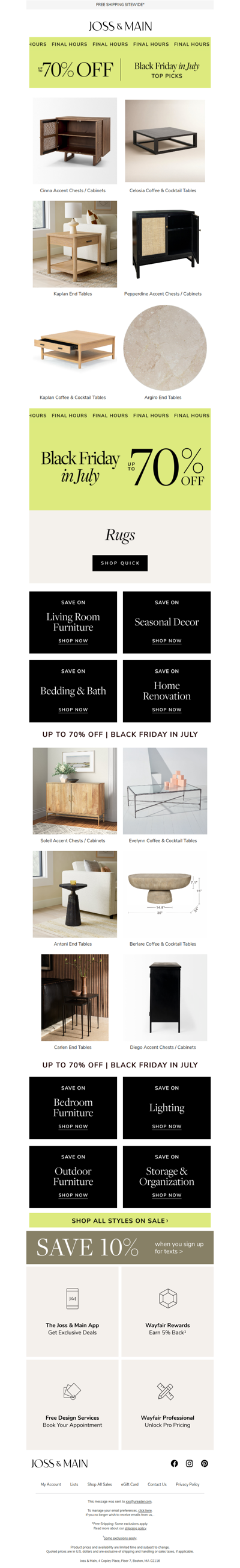 FINAL COUNTDOWN ✦ save BIG before the sale ends