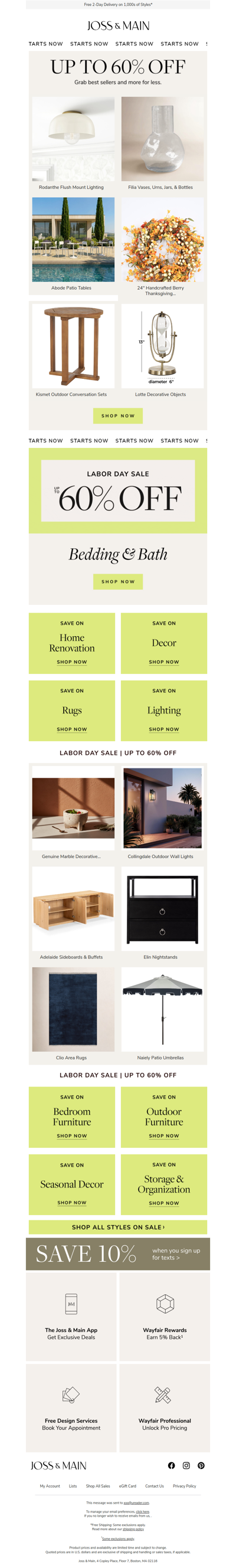 Up to 60% off is FINALLY here | The Rodanthe Lighting