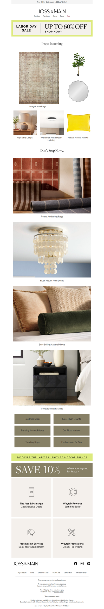 ╰╮The Margot Area Rugs is on our radar, and it's just your style╰╮