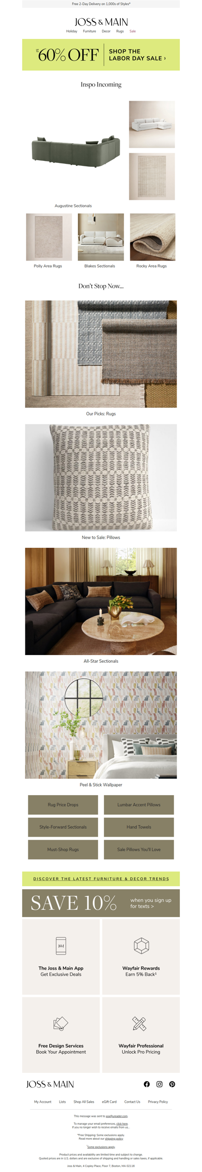 Saw the augustine sectionals & thought of you