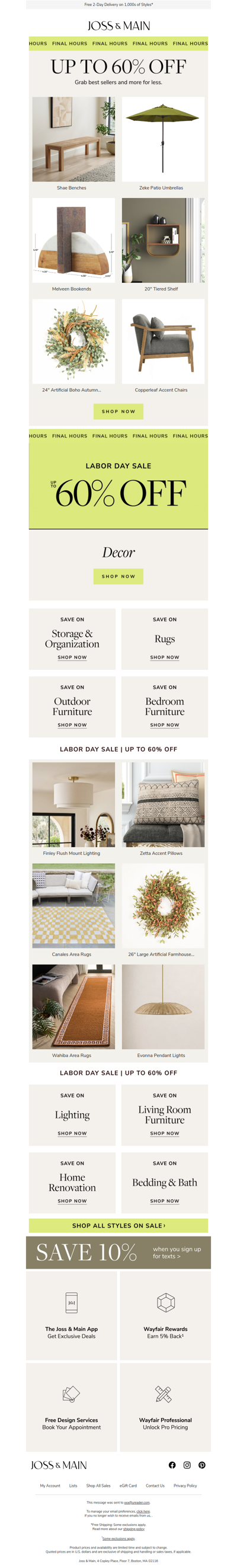 ATTN: Up to 60% off is leaving ✦ The shae bench